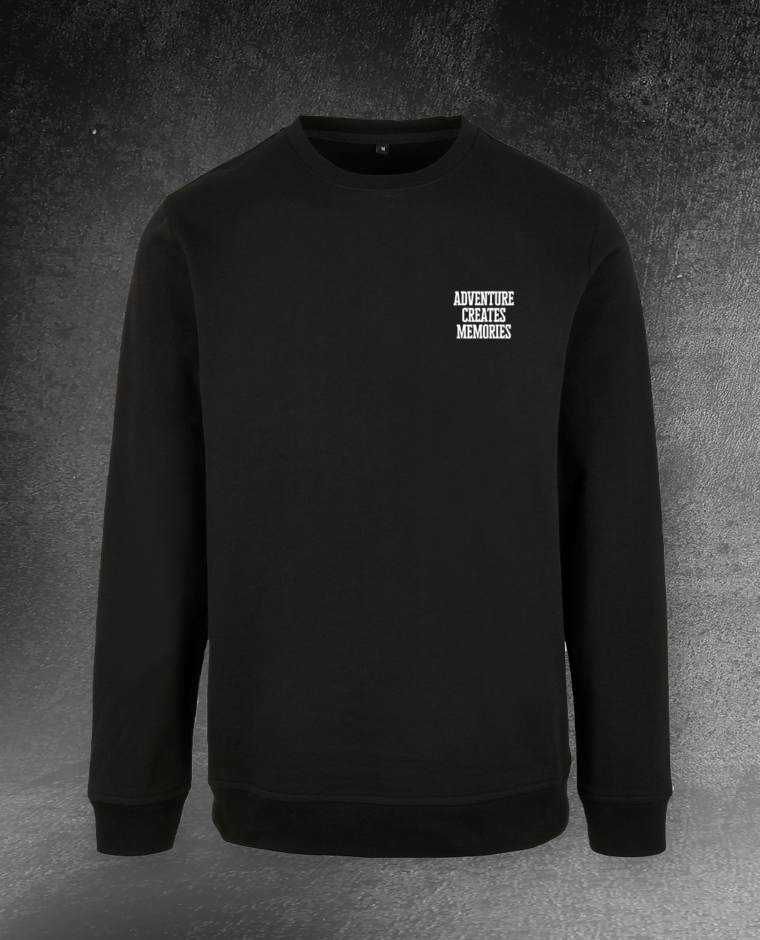 CREWNECK SWEATSHIRT "ADVENTURE CREATES MEMORIES"