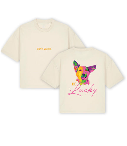 Cropped T-Shirt "Lucky"